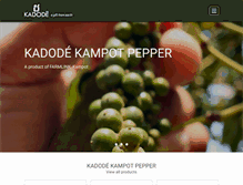 Tablet Screenshot of kadode-kampot.com